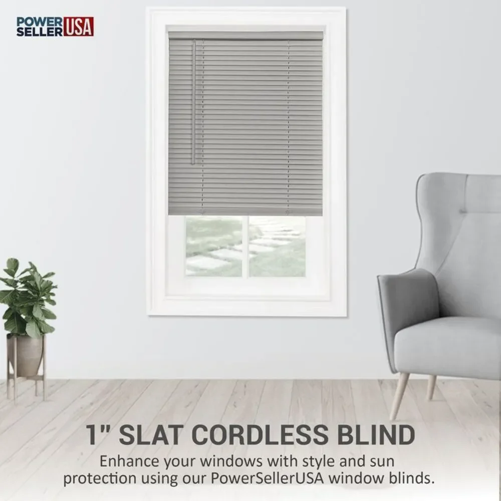 PowerSellerUSA Cordless Window Blinds, Privacy & Light Filtering 1